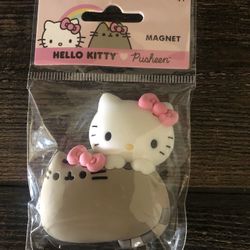 Brand New Hello Kitty Pusheen magnet
