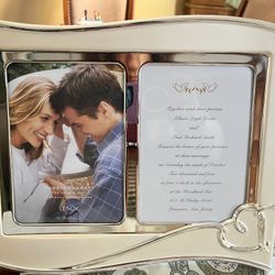 New In Box Lenox Forevermore Silver Picture Frame Wedding Engagement 