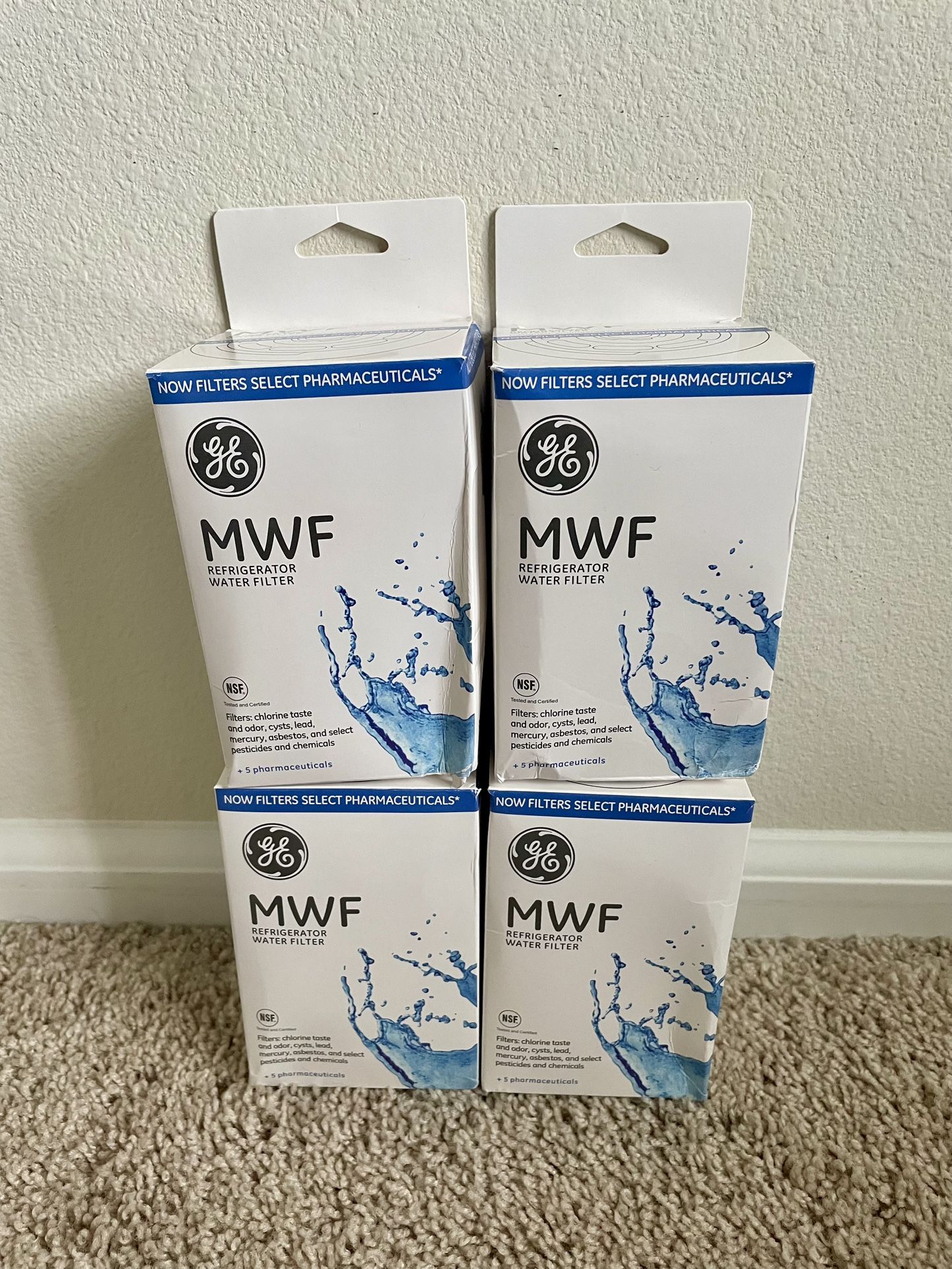 Genuine GE MWF Refrigerator Water Filter (New, Sealed)