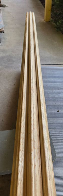 30ft — Solid Ash Outside Corner Molding - 1-3/8" Ornamental Trim