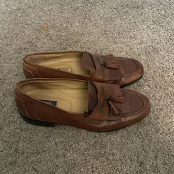 Brown loafers