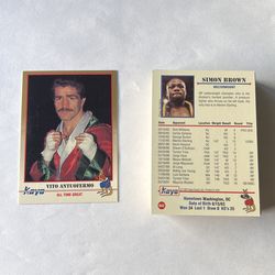 1991 Kayo Boxing Trading Cards