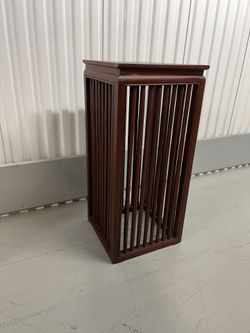 Wood Side/Display Table  - Nice Dark Wood 