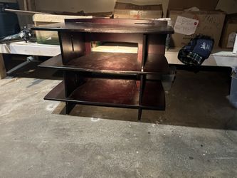MEDIA STAND Solid Wood