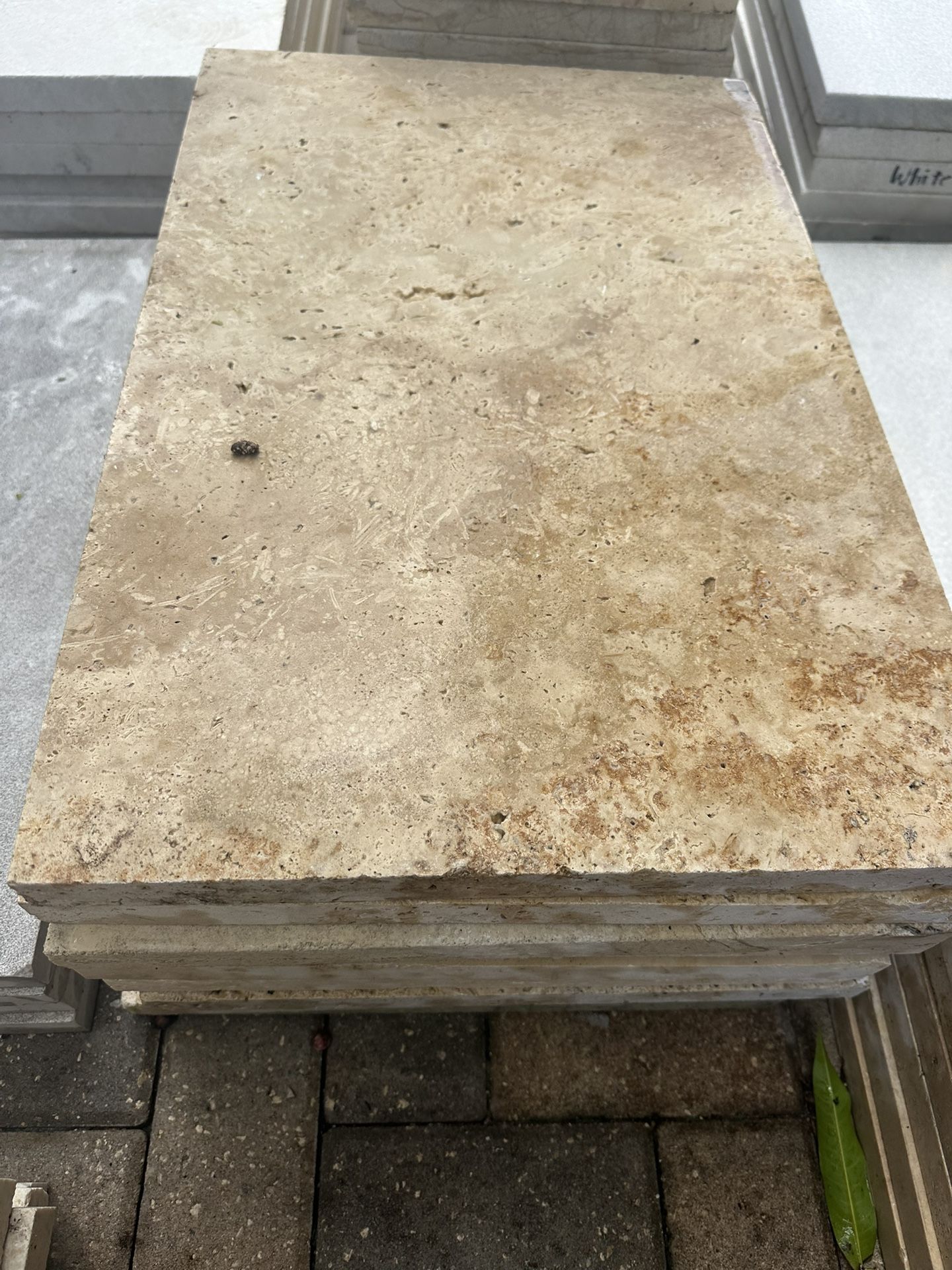 16x24 Travertine Pavers Walnuts 
