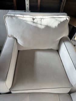 Cream Lounge Chair