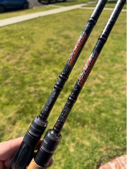 Dobyns Champion extreme HP rods 744 and 703 bass rod