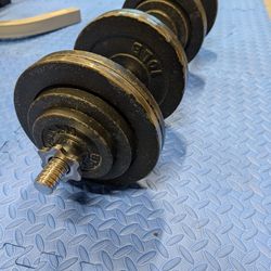 60lb Adjustable Dumbbell Set
