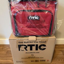 New RTIC 28 Can Red Cooler
