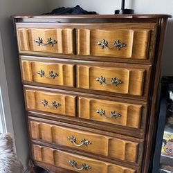 tall antique dresser