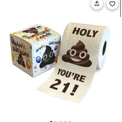 Happy 21st Toilet Paper 🎉