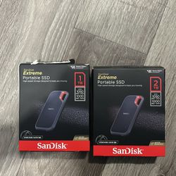 Sandisk 1TB and 2TB SSD 