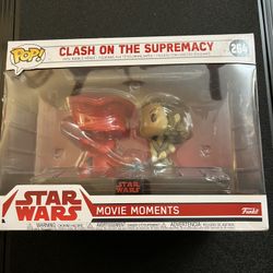 Clash On The Supremacy Movie Moments Kylo Ren And Rey Pop! Funko 264 And 265