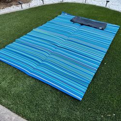 New 6x9 Feet Outdoor Beach Area Foldable Mat For RV Camping Beach Spray To Wash With Carrying Bag 