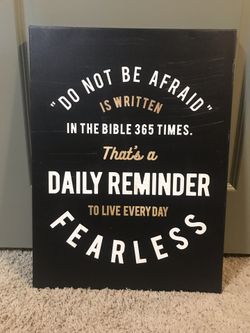 Awesome poster with daily reminder (24x18)