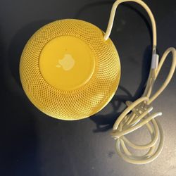 Yellow Apple HomePod Mini 