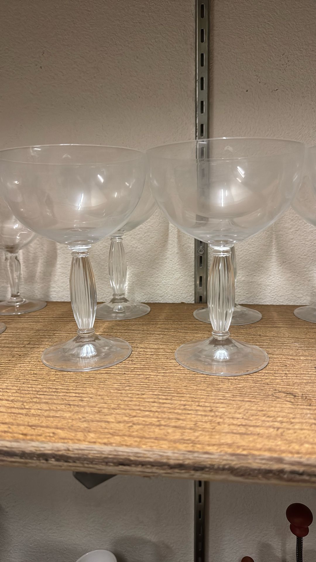 Set Of Seven Wine Glasses