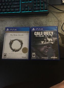 The Elder Scrolls and COD Ghosts PS4