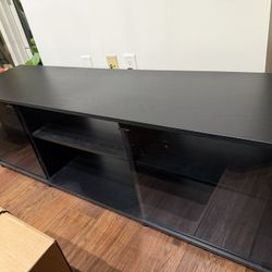 Tv Stand, Black, For Living Room