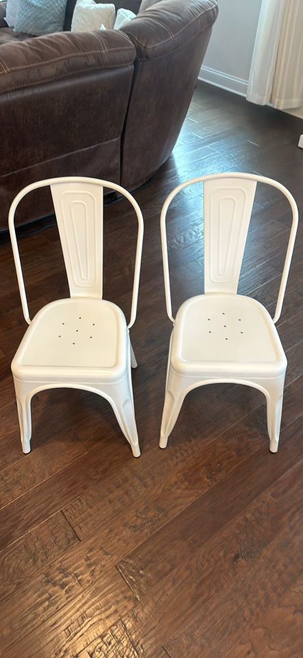 Metal Chairs - Set of Two 