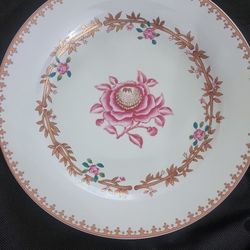 Avon Vintage 1985 Abigail Adams 22k Trim 8" Porcelain Plate Peabody Museum Salem 