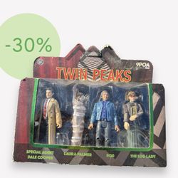 TWIN PEAKS Funko 3 3/4" Action Figures: DALE COOPER, LAURA, BOB, LOG LADY