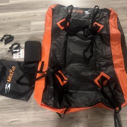MeeFar Car Roof Bag XBEEK Rooftop top Cargo Carrier Bag Waterproof 15 Cubic feet for All Cars with/Without Rack, Includes Anti-Slip Mat, 8 Reinforced