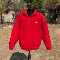 Rose Red British Mist Detachable Hood Unisex EU46/Womens M Parka Jacket Coat EUC