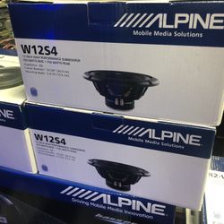 Alpine 12 Inch Subwoofer On Sale For 69.99