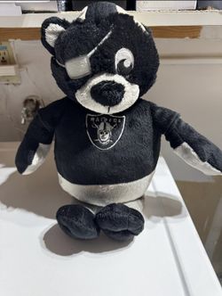 NFL SIMON SEZ REVERSE A PALS PET PLUSH RAIDERS FOOTBALL BEAR