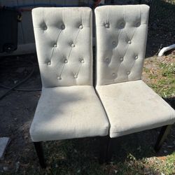 SEND OFFERS very light grey chairs