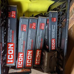 Icon Ratcheting Wrench Sets Metric SAE Stubby Long 