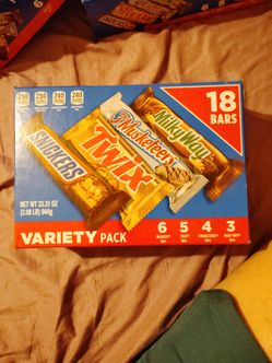 Snickers Twix 3 Musketeers Milky Way Variety Pack 18 Bars