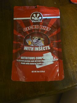 Pangea Gecko Diet With Insects 8 Oz