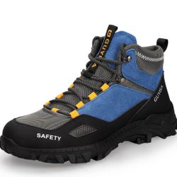 Steel Toe Work Boots for Men Safety Non Slip Comfortable Boots Industrial & Construction Boots