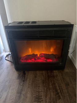 Electric fire place insert for mantle