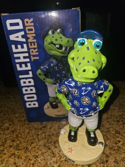 Rare Rancho Cucamonga Quakes 2025 Rare special Dodgers affiliated Tremor Mascot Bobblehead, New