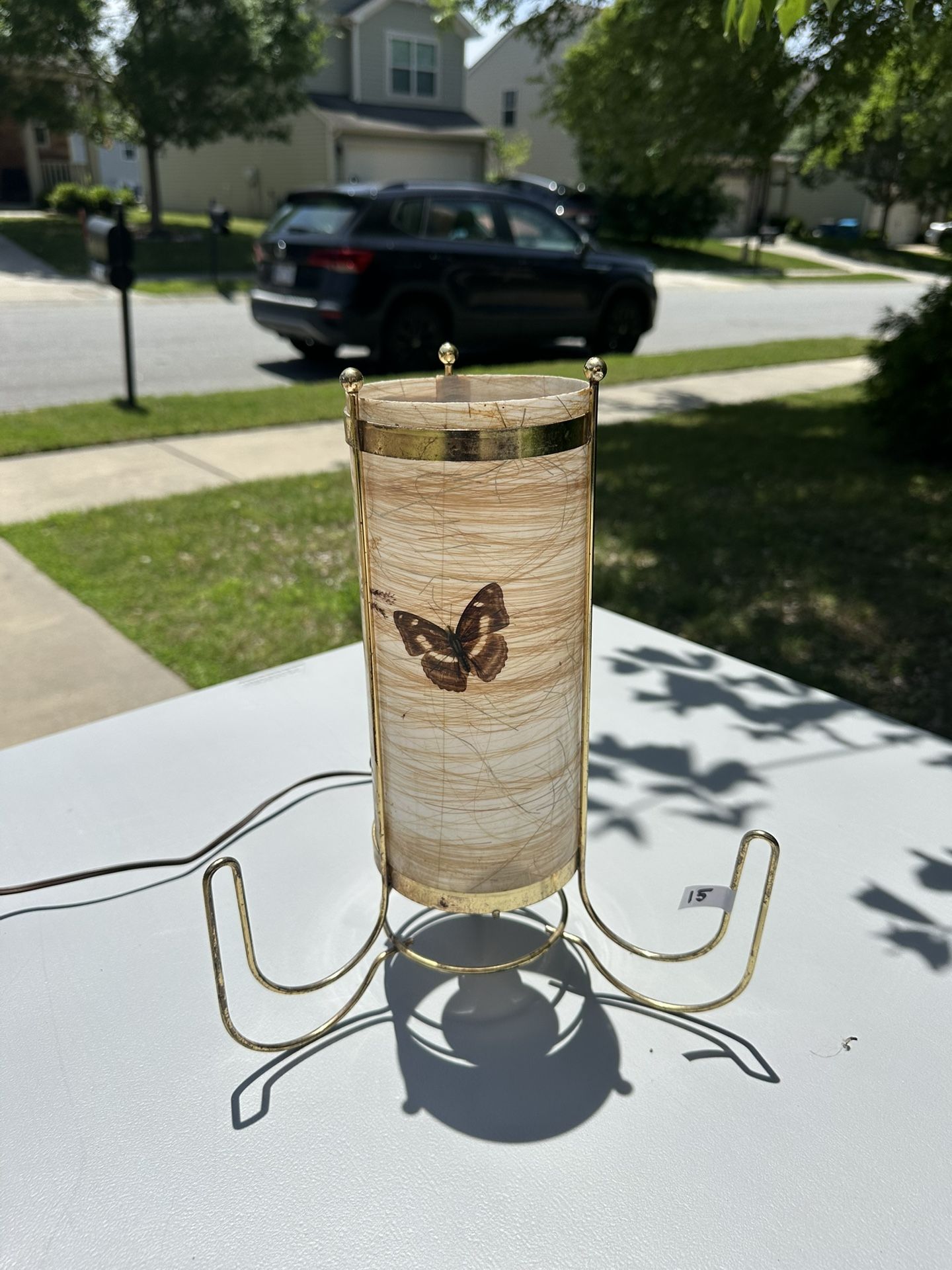 Vintage Butterfly Lamp