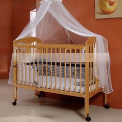 Solid Wood Baby Crib