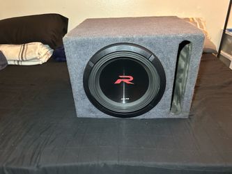 Ported box 12” Alpine Type R new 750-rms-2250 watts peak 4ohms dvc