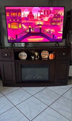 Electric Fireplace TV Stand Console ••TV NOT INCLUDED ••