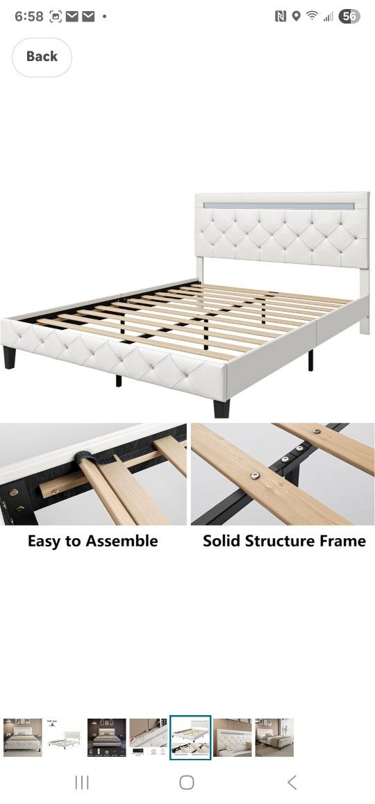 Bed Frame With Mattress