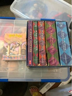 5 set paperback Harry Potter books