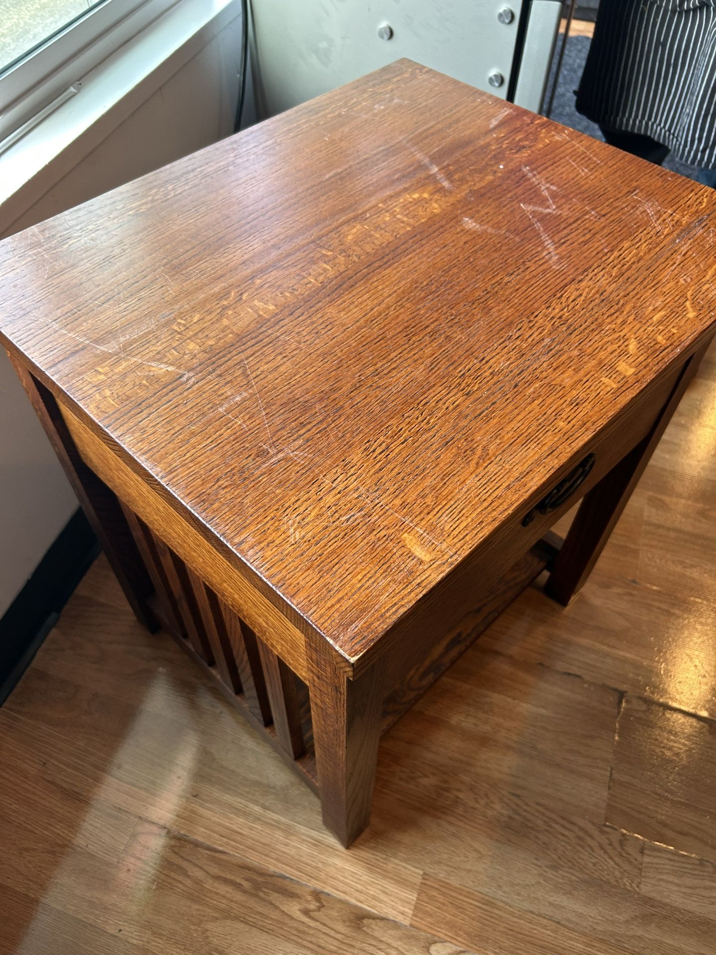 Book table with drawer