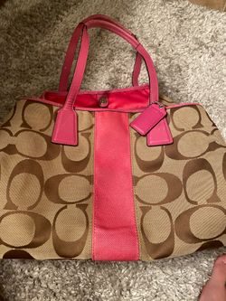 Pink coach Purse