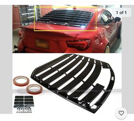 For 13-18 Scion Frs Subaru Brz TR-D Style Rear Window Shield Shade Louver Cover