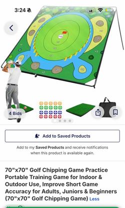 70x70 Golf Chipping Game Practice Mat