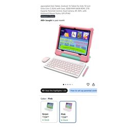 Brand new Kids Tablet, Android 16 Tablet for Kids 10 inch