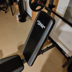 Weight Bench And weights