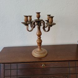 Candelabra Brass 12.5in Tall
